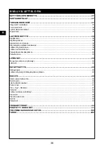 Preview for 36 page of Senco AC10304 Operating Instructions Manual