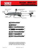 Preview for 2 page of Senco Duraspin DS300-24V Specifications