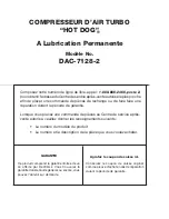 Preview for 36 page of Senco TURBO HOT DOG DAC-7128-2 Manual