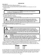 Preview for 10 page of Senco WARRANTY PC1108 Operating Instructions Manual