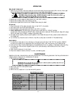 Preview for 11 page of Senco WARRANTY PC1108 Operating Instructions Manual