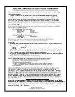 Preview for 16 page of Senco WARRANTY PC1108 Operating Instructions Manual