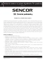 Preview for 20 page of Sencor SDA 312 User Manual