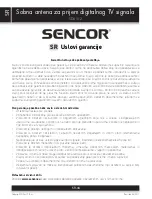 Preview for 44 page of Sencor SDA 312 User Manual