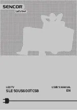 Sencor SLE 50US600TCSB User Manual preview