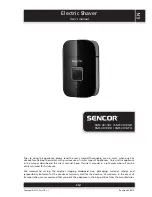 Preview for 1 page of Sencor SMS 3011BL User Manual