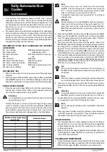 Preview for 5 page of Sencor SRM 1890SS Quick Start Manual