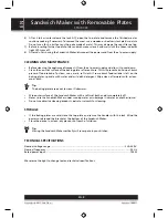 Preview for 8 page of Sencor SSM 9300 User Manual