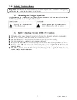 Preview for 4 page of Sensata Dimensions 48M18-WBE Installation And Start-Up Manual