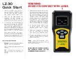 Preview for 2 page of SENSIT Technologies Gas Trac LZ-30 Quick Start Instructions