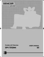 Sensor SPV 7010M4 User Manual preview