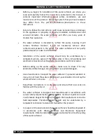 Preview for 4 page of Sentencia Chrono Installation & Operating Instructions Manual