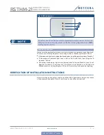 Preview for 8 page of Sentera Controls RSTHM-2 Mounting And Operating Instructions