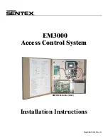 Sentex EM3000 Installation Instructions Manual preview