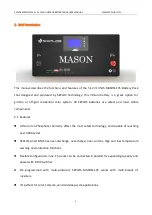 Preview for 5 page of SEPLOS MASON-135 User Manual