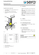 Preview for 16 page of Sera 620.10 Operating Instructions Manual