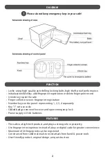 Preview for 2 page of SereneLife SLSFE18FP User Manual