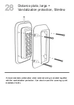 Preview for 28 page of Seriline Cidron Slimline VG3 Installation Manual