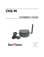 Preview for 1 page of SerVision CVG-M Installation Manual