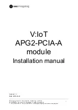 SES-imagotag V:IoT APG2-PCIA-A Installation Manual preview