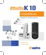 Preview for 21 page of setro miniK10m Operating Manual