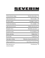 Preview for 1 page of SEVERIN 160 BREAD-MAKER Instructions For Use Manual