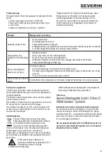 Preview for 55 page of SEVERIN FKS 8840 Instructions For Use Manual