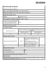 Preview for 69 page of SEVERIN FKS 8840 Instructions For Use Manual