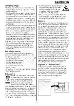 Preview for 13 page of SEVERIN FRD 8994 Instructions For Use Manual