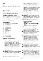 Preview for 3 page of SEVERIN Hair Care HS 0704 Quick Start Manual