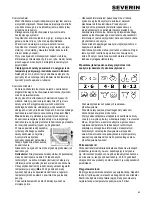 Preview for 93 page of SEVERIN KS 9773 Instructions For Use & Warranty