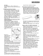 Preview for 115 page of SEVERIN KS 9773 Instructions For Use & Warranty