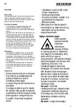 Preview for 61 page of SEVERIN KS 9798 Instructions For Use Manual