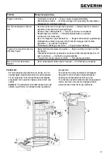 Preview for 67 page of SEVERIN KS 9798 Instructions For Use Manual