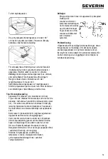 Preview for 75 page of SEVERIN KS 9798 Instructions For Use Manual