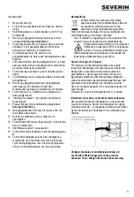 Preview for 77 page of SEVERIN KS 9798 Instructions For Use Manual