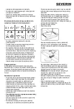 Preview for 93 page of SEVERIN KS 9798 Instructions For Use Manual