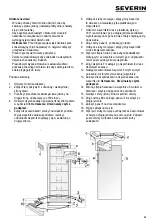 Preview for 95 page of SEVERIN KS 9798 Instructions For Use Manual