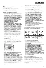 Preview for 113 page of SEVERIN KS 9798 Instructions For Use Manual