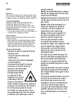 Preview for 45 page of SEVERIN KS 9892 Instructions For Use Manual