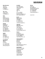 Preview for 63 page of SEVERIN UZ 3861 Instructions For Use Manual