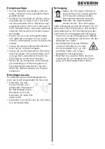 Preview for 11 page of SEVERIN VKS 8807 Instructions For Use Manual