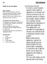 Preview for 9 page of SEVERIN WA 2114 Instructions For Use Manual