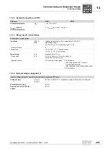 Preview for 205 page of SEW DRC.-...-DAC Operating Instructions Manual