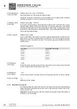 Preview for 72 page of SEW MDR60A Operating Instructions Manual