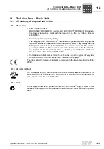 Preview for 125 page of SEW MDR60A Operating Instructions Manual