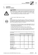 Preview for 63 page of SEW MOVIAXIS MX Operating Instructions Manual