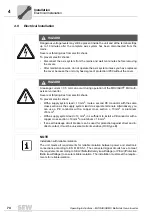 Preview for 74 page of SEW MOVIAXIS MX Operating Instructions Manual