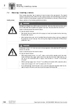 Preview for 180 page of SEW MOVIAXIS MX Operating Instructions Manual