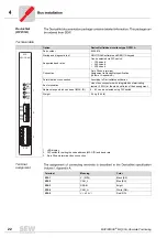 Preview for 22 page of SEW movidrive md_60a User Manual